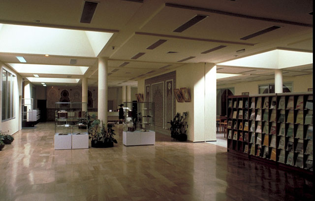 Interior, library periodical area