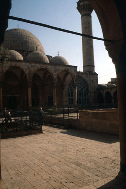 View to the courtyard of the madrasa