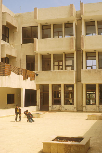 Islamic Orphanage - Exterior view showing courtyard