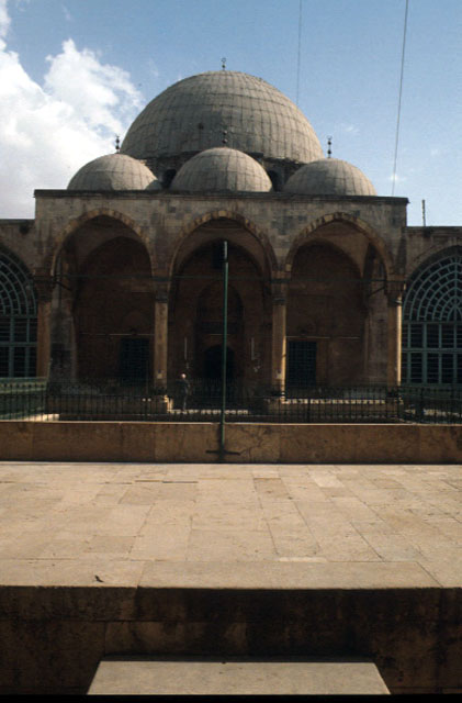 Main courtyard façade of the madrasa