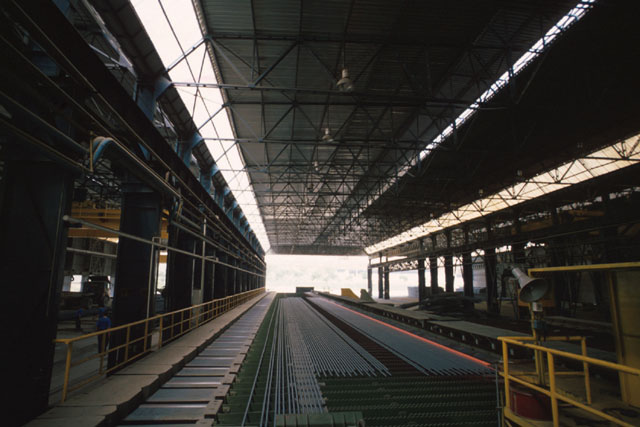 Interior view showing platform