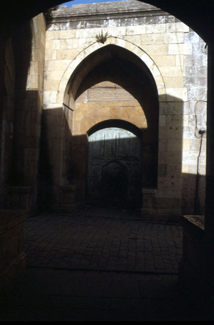 Entrance to the courtyard