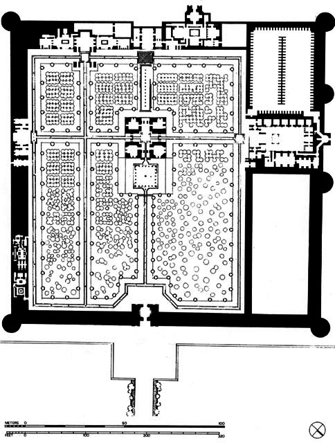 Bagh-i Fin - Site plan of the gardens