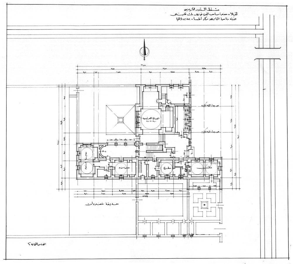 Design drawing: ground floor plan
