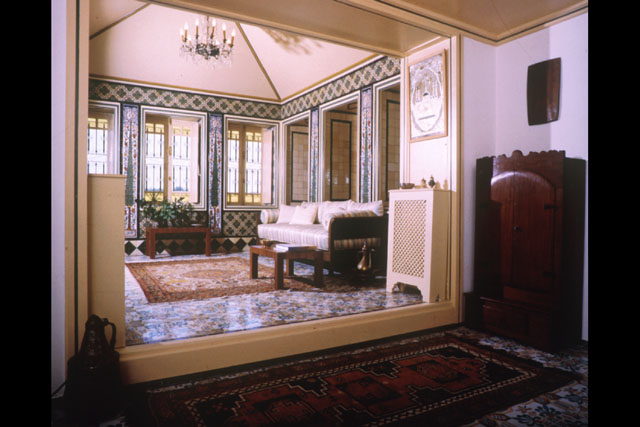 Interior view showing mix of textures and colors