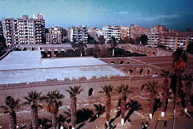 Elevated view of the qibla arcade