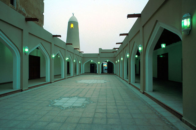 Interior view showing courtyard