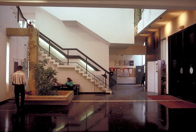 Interior, lobby and reception