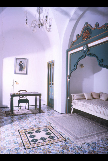 Interior view showing tile flooring