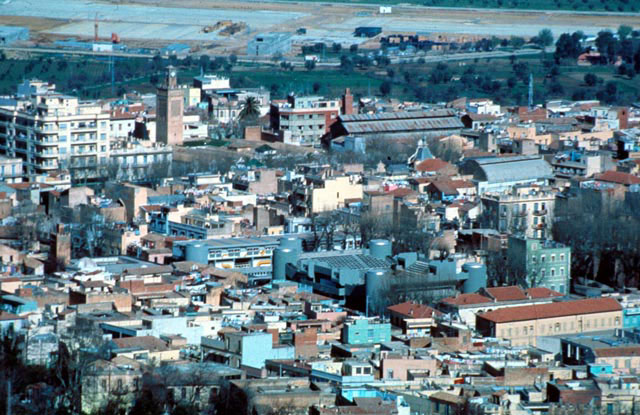 Aerial view over Tlemcen Cultural Centre
