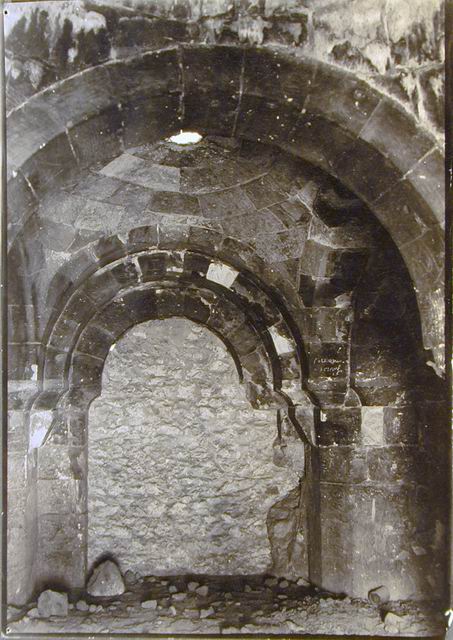 Tower south of corner tower, interior view