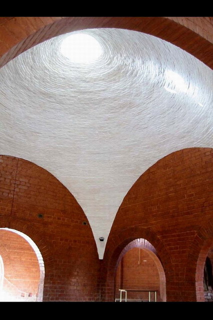 Craftsmen Centre - Interior detail of dome with light