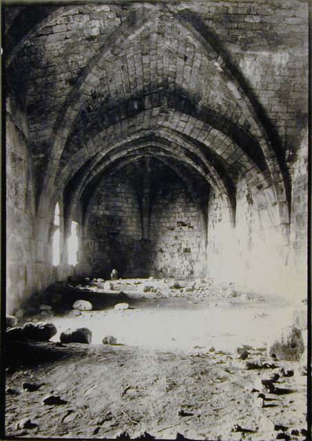 Vaulted chambers on south side