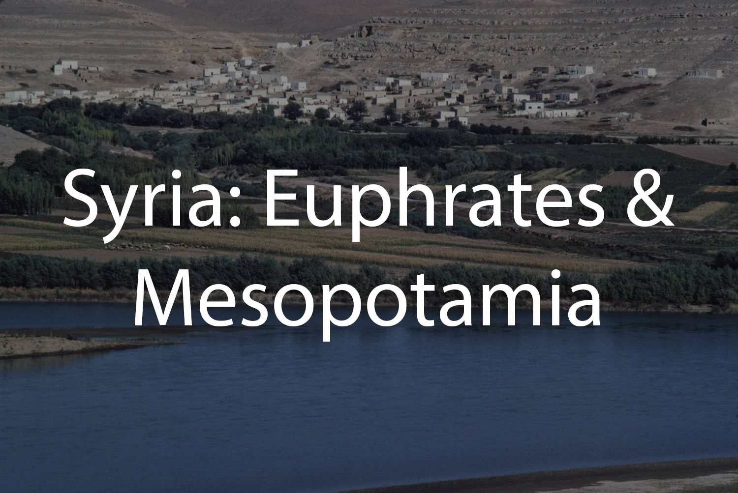 Syria: Euphrates and Mesopotamia (Tabbaa Archive)