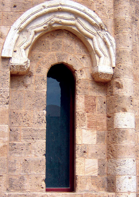Detail of window on the southern apse