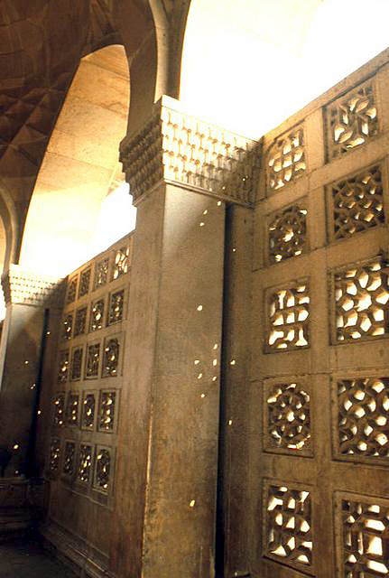 Interior detail of column & screen