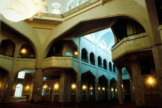 Interior view showing elaborate passages and system of galleries