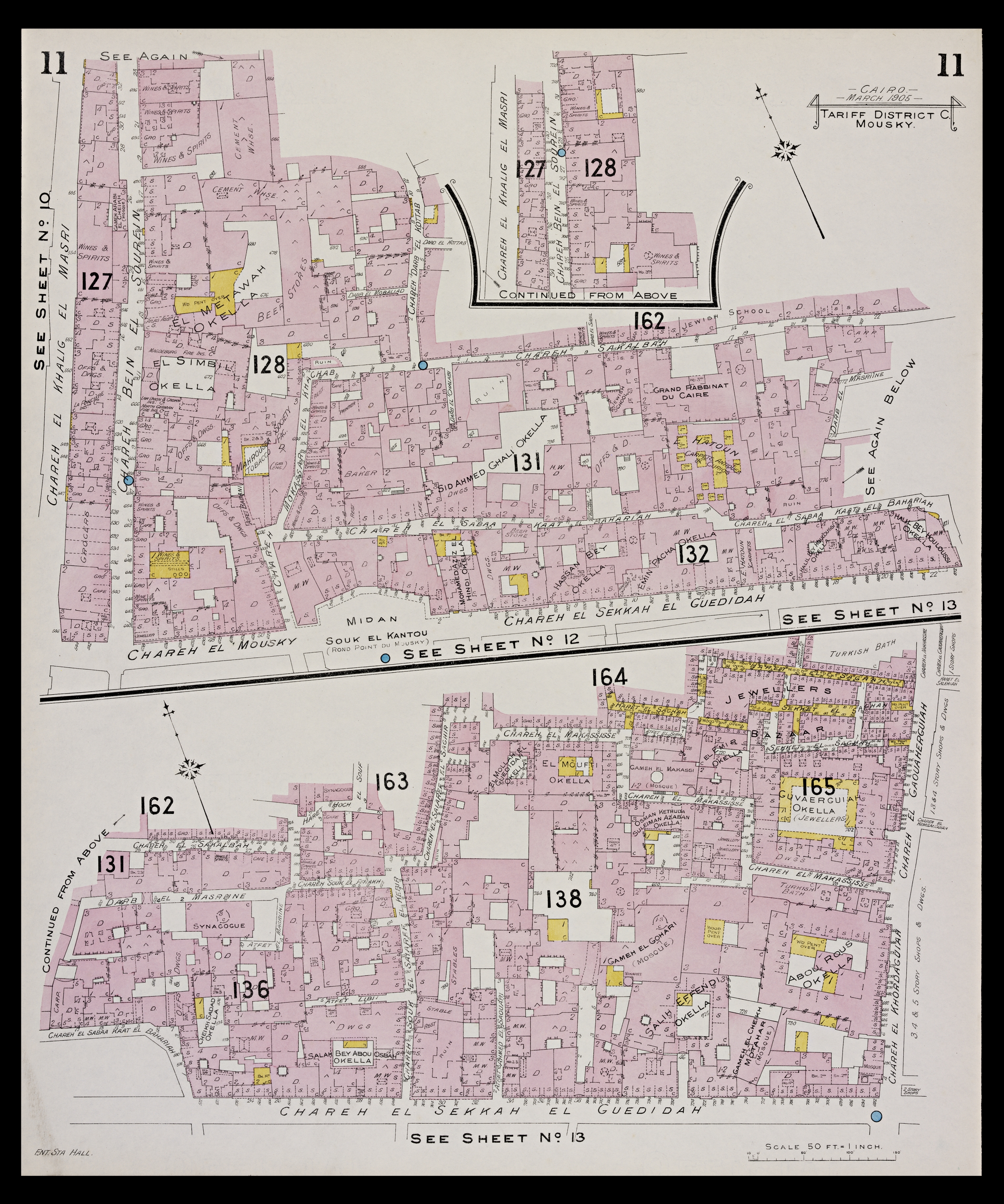 Charles E. Goad - <span style="color: rgb(1, 1, 1); line-height: 16px;">A sheet from the&nbsp;</span><span style="color: rgb(1, 1, 1); line-height: 16px; font-style: italic;">Insurance Plan of Cairo</span><span style="color: rgb(1, 1, 1); line-height: 16px;">. The complete set of plans can be found on&nbsp;</span><a href="http://archnet.org/publications/10218" target="_blank" data-bypass="true" style="line-height: 16px;">Archnet</a><span style="color: rgb(1, 1, 1); line-height: 16px;">, or as georeferenced versions in the&nbsp;</span><a href="http://calvert.hul.harvard.edu:8080/opengeoportal/openGeoPortalHome.jsp?BasicSearchTerm=ExternalLayerId:1246" target="_blank" data-bypass="true" style="line-height: 16px;">Harvard Geospatial Library</a><span style="color: rgb(1, 1, 1); line-height: 16px;">.</span>