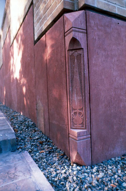 Detail of façade corner