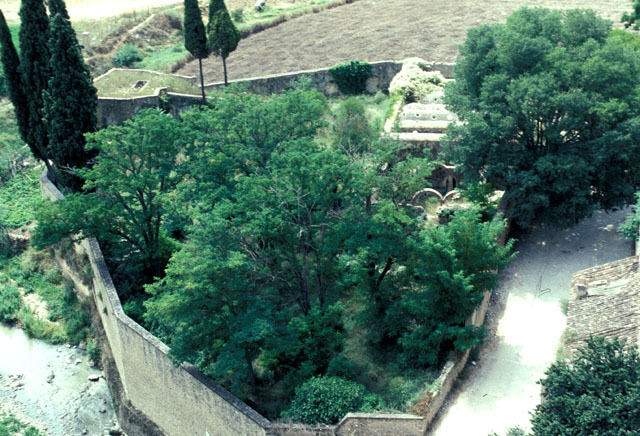 Hammam at Ronda, view from above