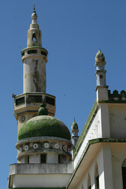 General view of dome and minaret looking east