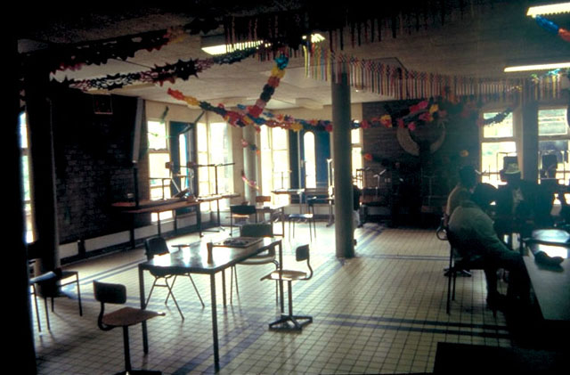 Interior, cafeteria