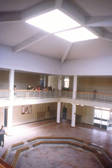 Interior view showing skylight
