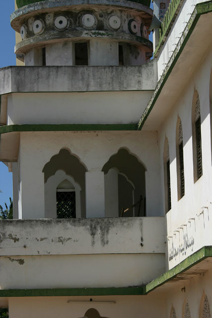 View of mosque exterior looking east