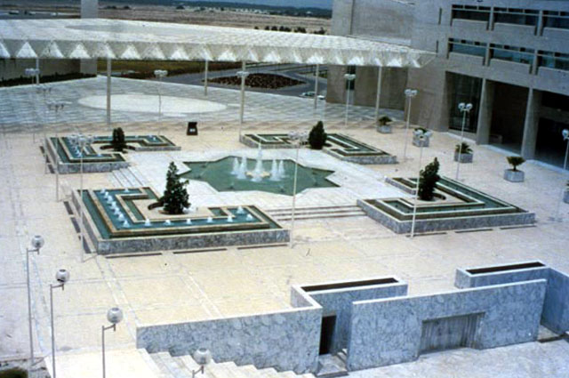 View over main plaza