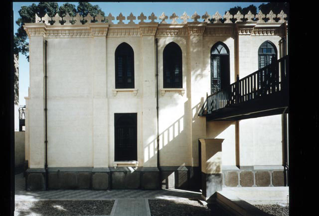 Courtyard façade