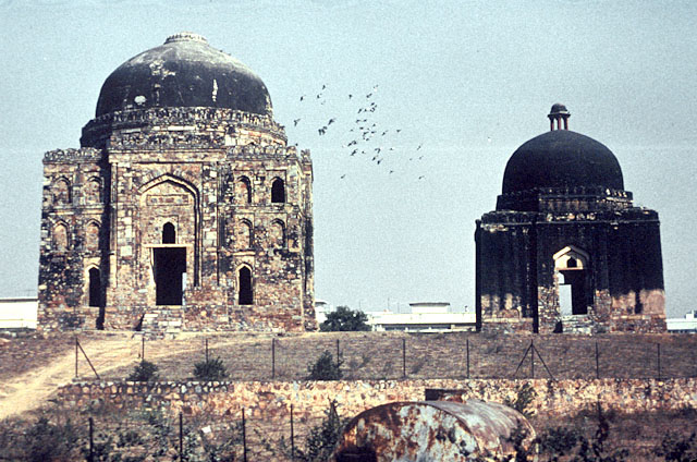 Exterior view of the tombs