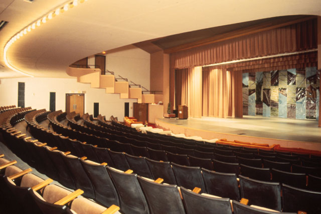 Interior view showing theatre