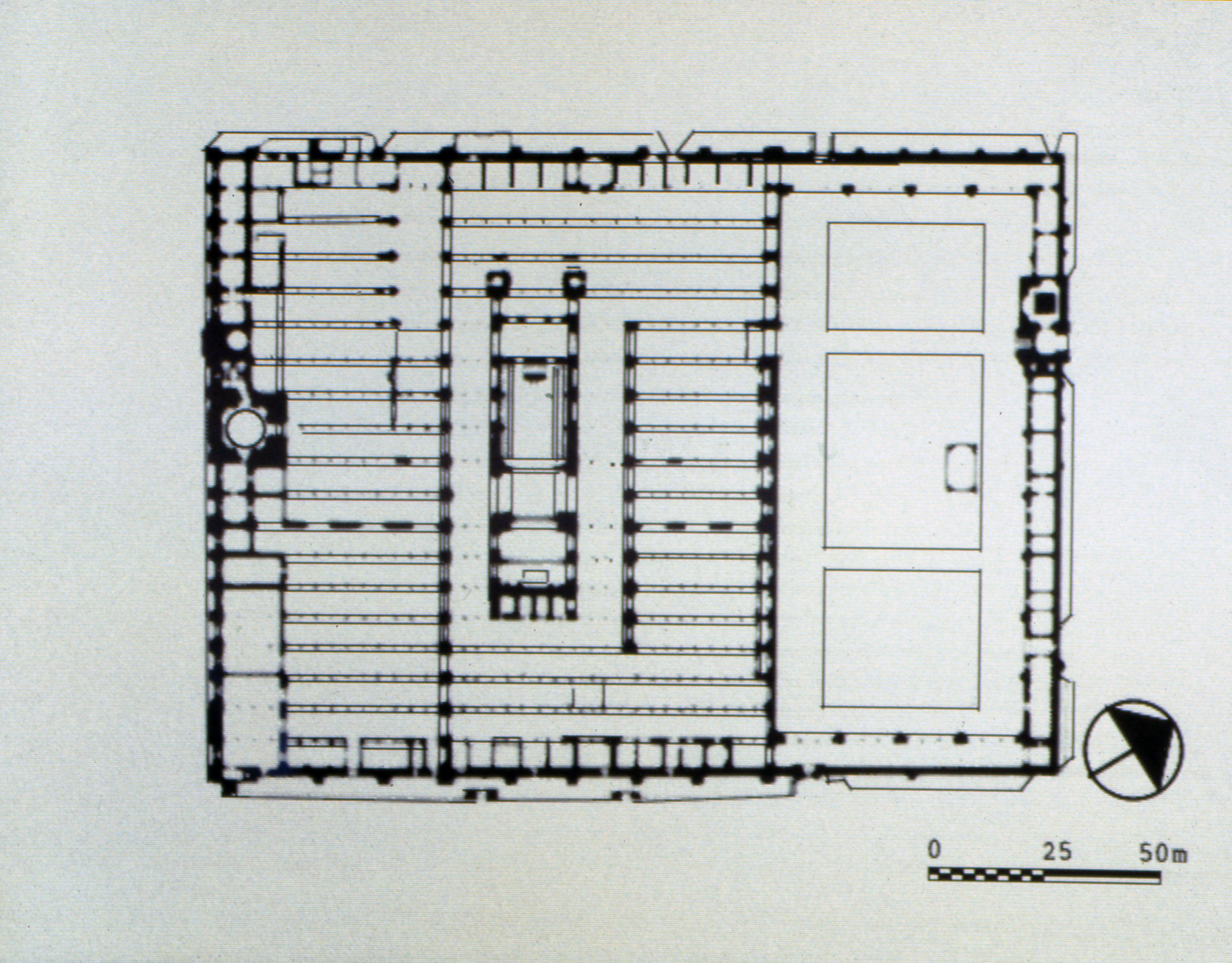 Mezquita de Córdoba - Floor plan (after Michell)