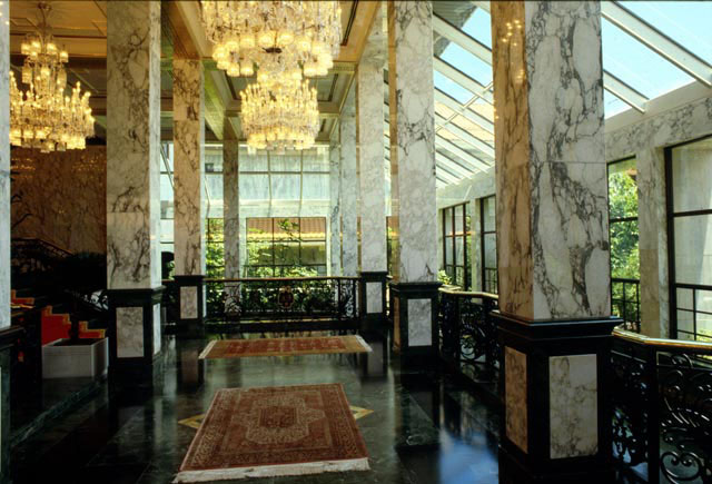 Interior, main entrance lobby