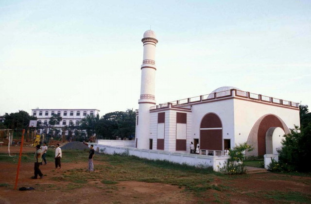Exterior view of campus mosque