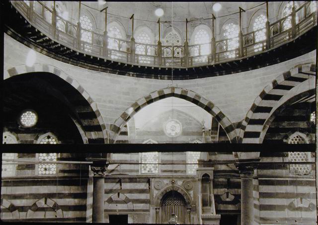 Interior, Drum of dome, looking southeast