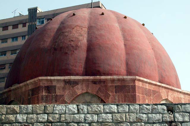 Exterior view of dome covering the madrasa courtyard