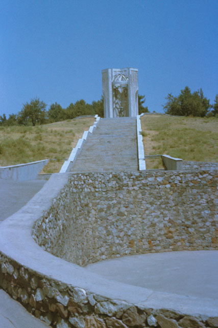 Exterior view of approach to monument