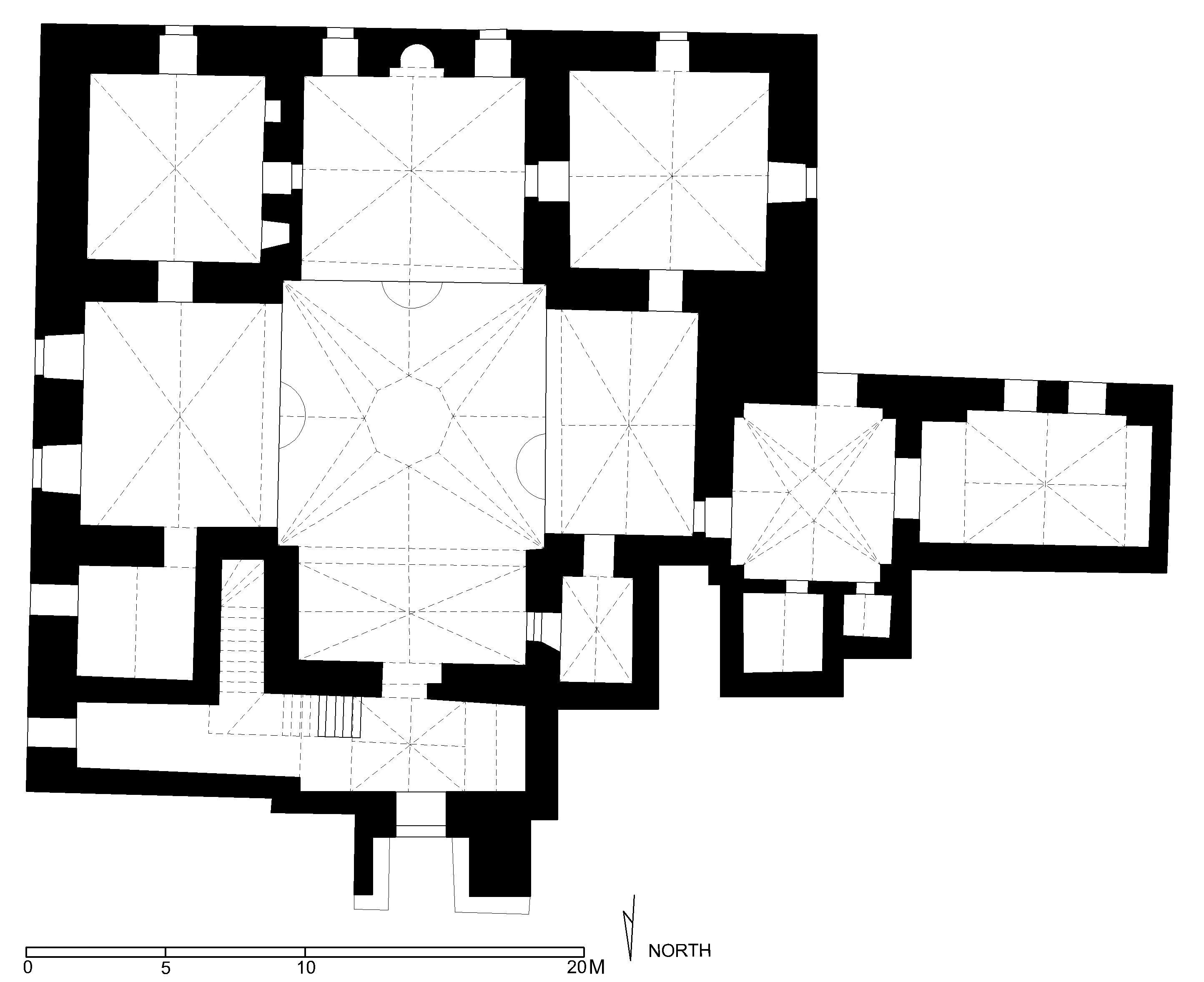 Floor plan of Amir Tankiz al-Nasiri Madrasa and Khanqah, Jerusalem
