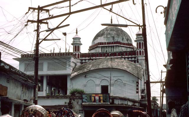 North elevation. Do-chala and verandah attached to expand the mosque