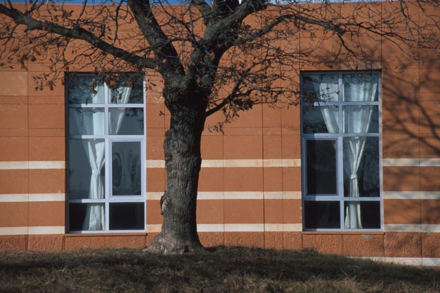ATK Textile Factory - Exterior detail showing windows