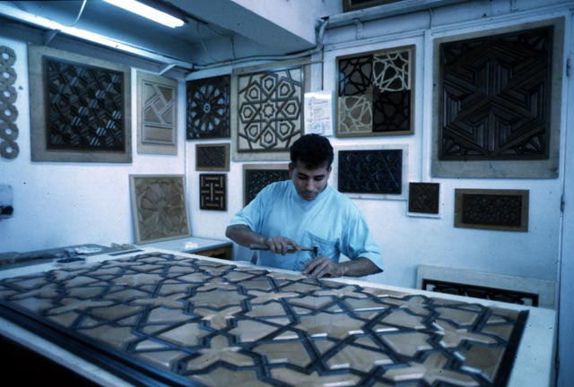 Interior, mosaic workshop