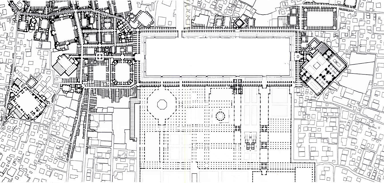 Plan of the Maidan and surrounding buildings