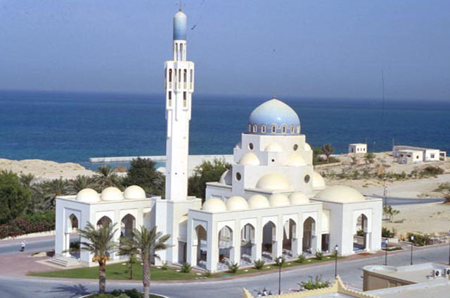 Main view over Jiddah Island Mosque