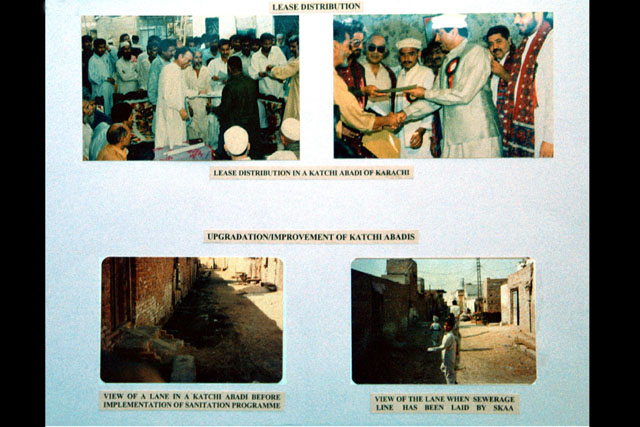 Views of "Lease Distribution" ceremony and street scenes