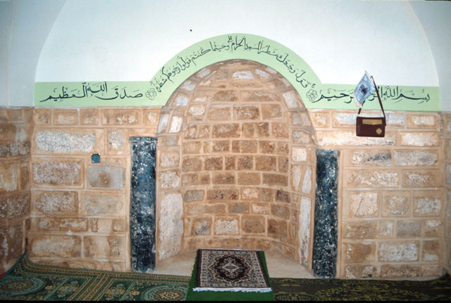 Interior, quibla wall