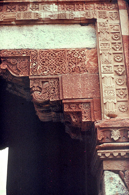 Detail of eastern courtyard gate