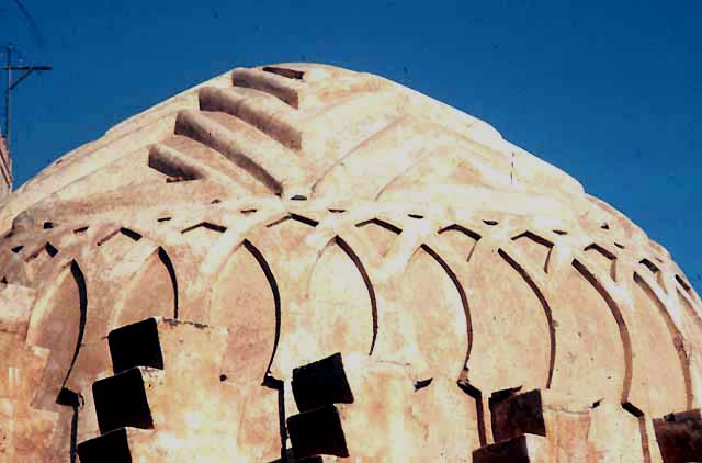 Exterior detail, carved dome
