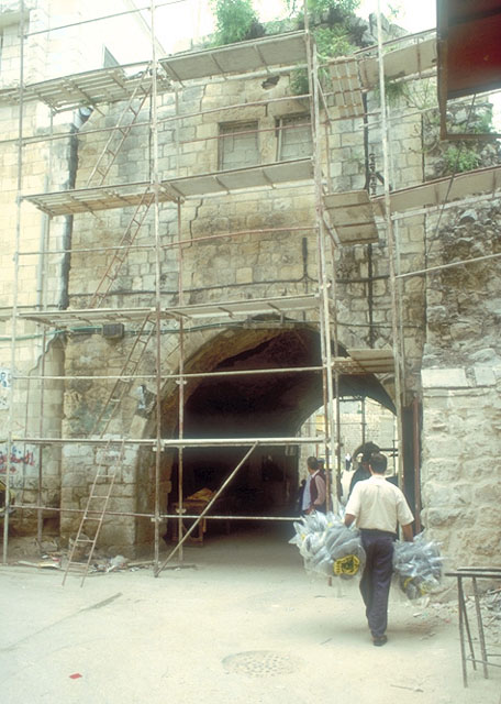 Façade, restoration of a house
