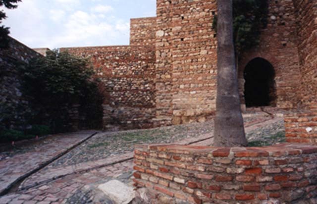 Palace of the Alcazaba; interior walkway